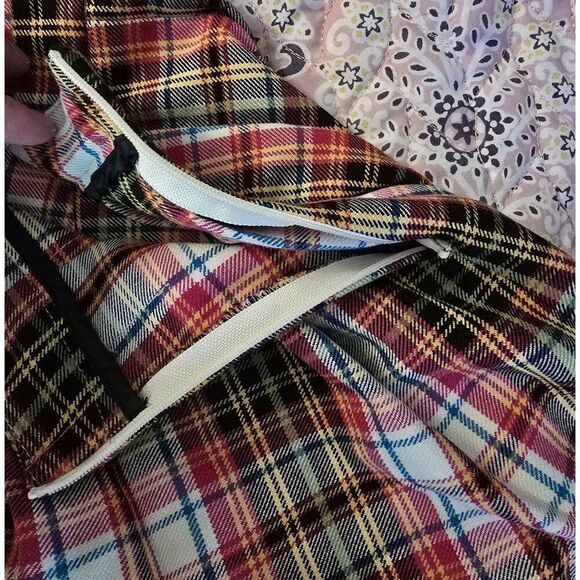 Zara Girls Plaid Pleated Mini Skirt Size 13-14 Multicolor School Style academia - Picture 5 of 10